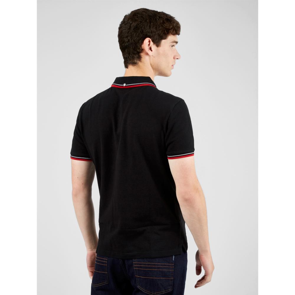 BEN SHERMAN SIGNATURE POLO BLACK