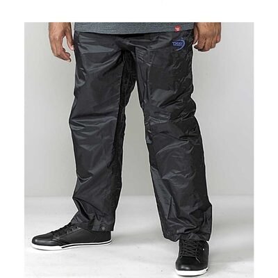 D555 ELBA KING SIZE PACKAWAY WATERPROOF BREATHABLE OVER TROUSERS BLACK