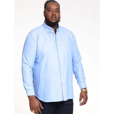 D555 RICHARD OXFORD LONG SLEEVE SHIRT SKY BLUE