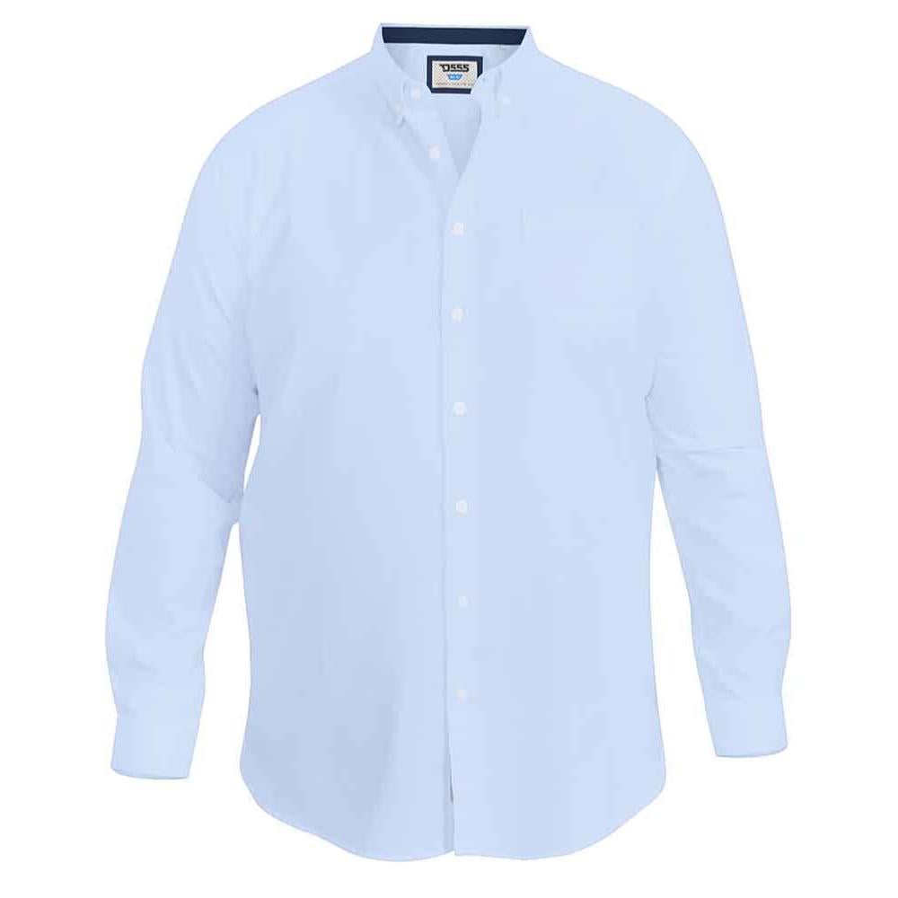 D555 RICHARD OXFORD LONG SLEEVE SHIRT SKY BLUE