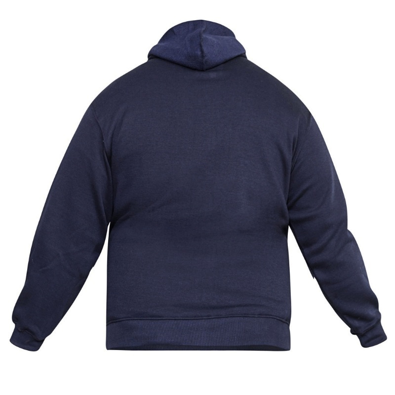 D555 ROCKFORD CANTOR KING SIZE FULL ZIP HOODED SWEATSHIRT NAVY