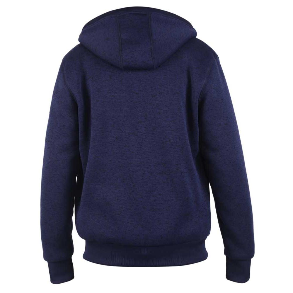 D555 CLIPSTONE Mens Sherpa Fleece Lined Hoody CHARCOAL