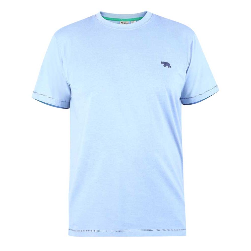 D555 STANMORE KINGSIZE JERSEY T-SHIRT AND SHORTS PYJAMA SET NAVY/BLUE