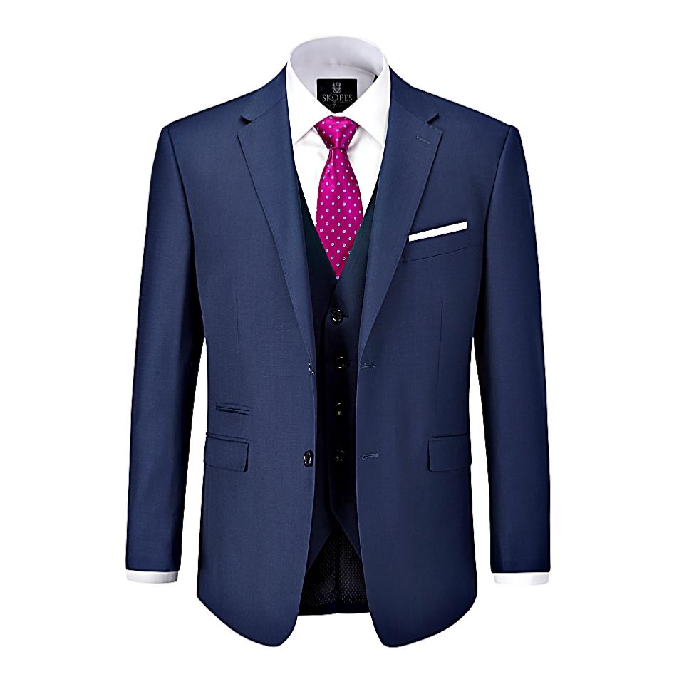 SKOPES JOSS SUIT JACKET BLUE 72" SHORT