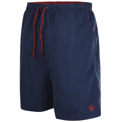 ESPIONAGE Big Mens' Plain Swim Shorts NAVY SW040