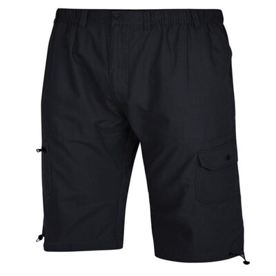 ESPIONAGE 3/4 Cropped Cargo Trousers BLACK TR062