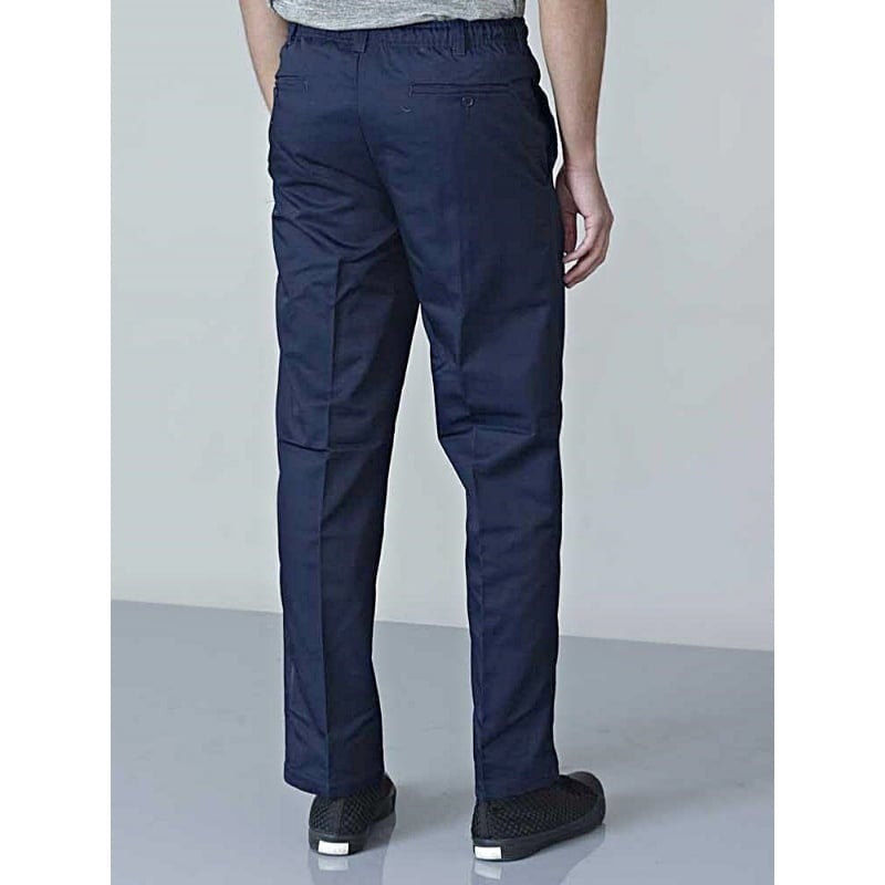 D555 BASILIO ELASTICATED WAIST RUGBY TROUSER NAVY