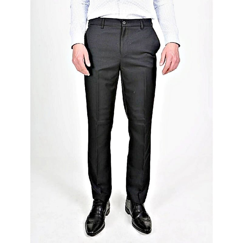 FARAH Mens Flex Waist Big Size Trousers Black