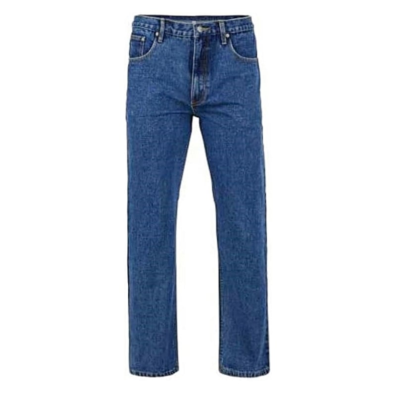 KAM BIG MENS ORIGINAL DENIM JEANS STONEWASH BLUE KBS150