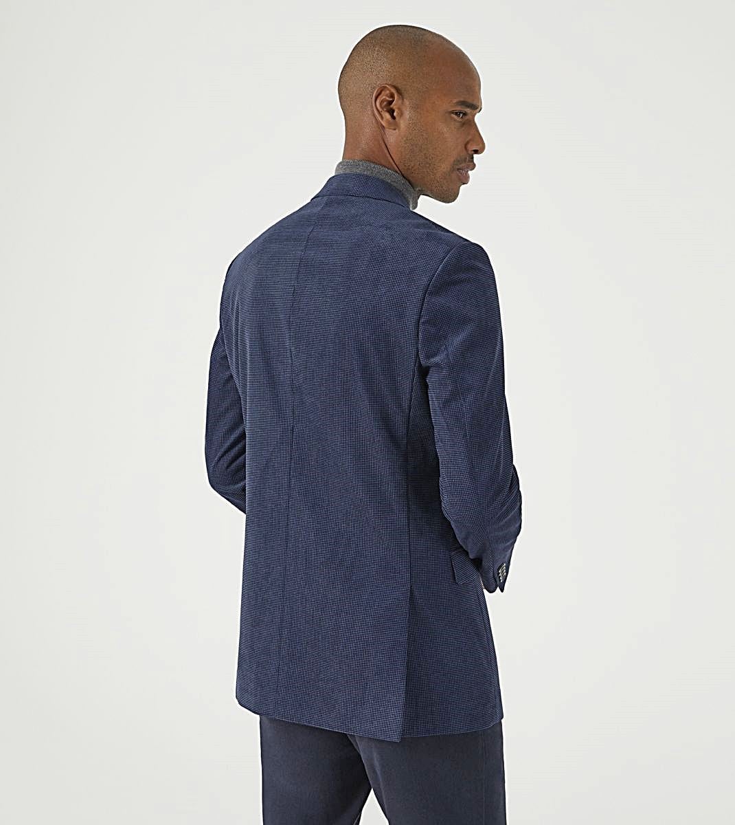 SKOPES HODGKINSON TEXTURED JACKET BLUE