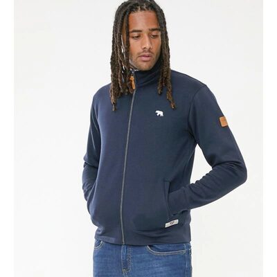 D555 Mens Nashua Big Full Zip Sweatshirt Navy