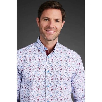 DG'S DRIFTER LONG SLEEVE PATTERNED SHIRT IVANO