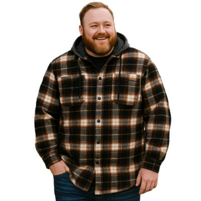 ESPIONAGE FLEECE CHECK OVERSHIRT SH418