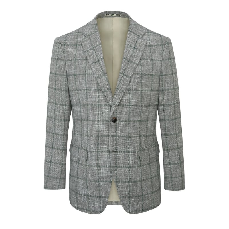 Valetta Sports Jacket Grey/Green Check