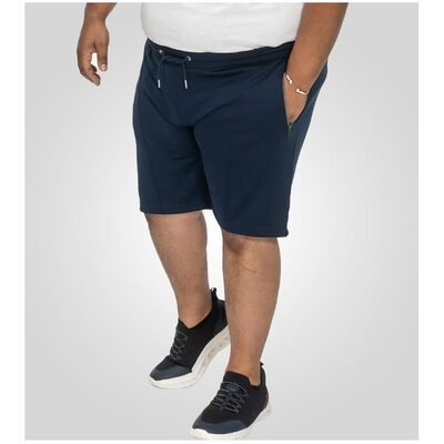 D555 Spalding Elasticated Interlock Shorts Navy