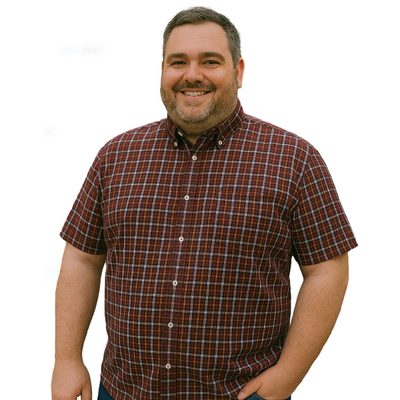 CARABOU Big Mens Metro Check Short Sleeve Shirt Wine