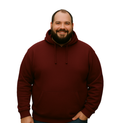 Espionage Overhead Hooded Sweatshirt WINE LW161