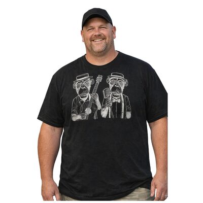 KAM Music Gorilla Print Big Tee BLACK KBS5812