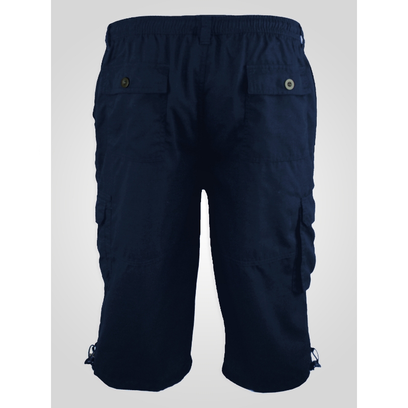 D555 MASON Cargo Capri 3/4 Shorts NAVY