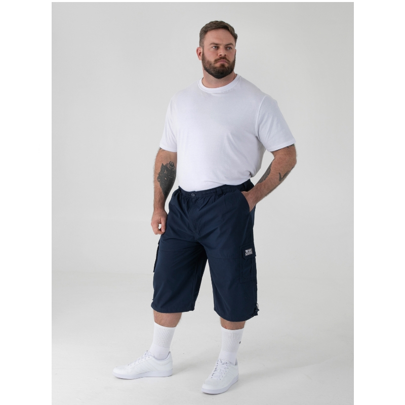 D555 MASON Cargo Capri 3/4 Shorts NAVY