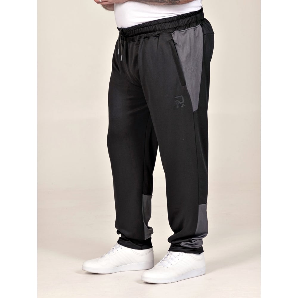 D555 Big Mens Dry Wear Tricot Elasticated Jogger Jogger with Contrast Colour Panels MAGNUS 412004 2XL to 8XL D555 Big Mens Dry Wear