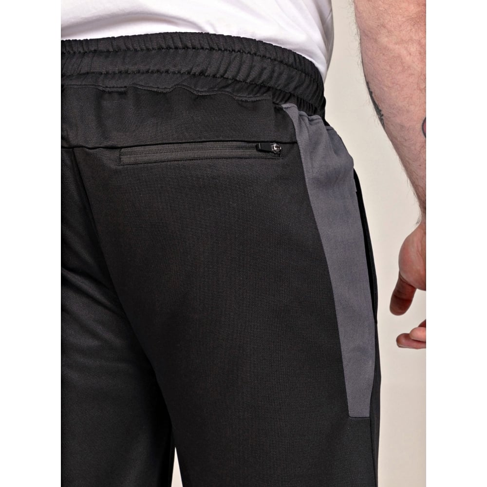 D555 Big Mens Dry Wear Tricot Elasticated Jogger Jogger with Contrast Colour Panels MAGNUS 412004 2XL to 8XL D555 Big Mens Dry Wea