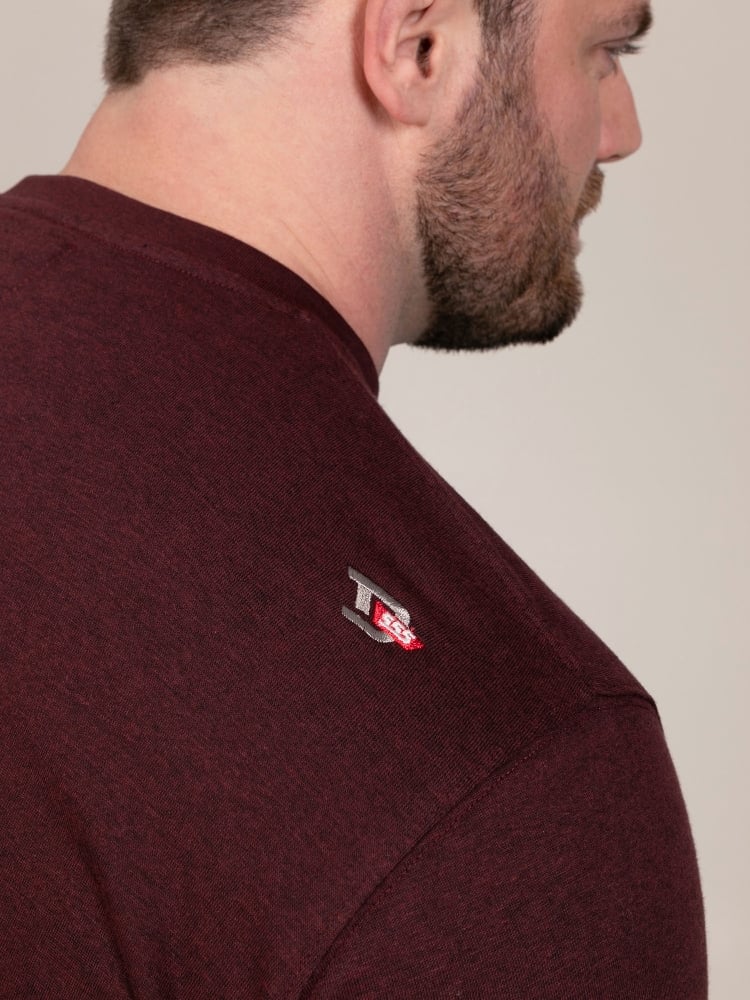 BALDWIN Grumpy Old Man’s Club MULTI-TASKING Print T-Shirt BURGUNDY