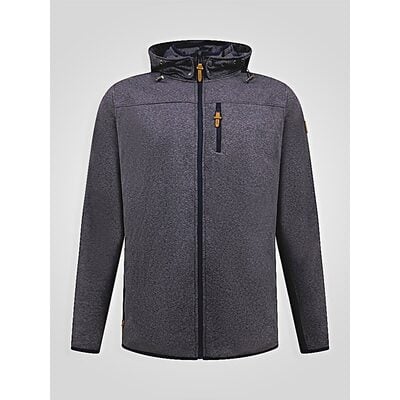 D555 Big Mens Bonded Fleece Hoodie with Detachable Hood CONRAD 642003 3XL to 8XL D555 Big Mens Bonded Fleece Hoodie with Detachable Hood CONRAD 642003