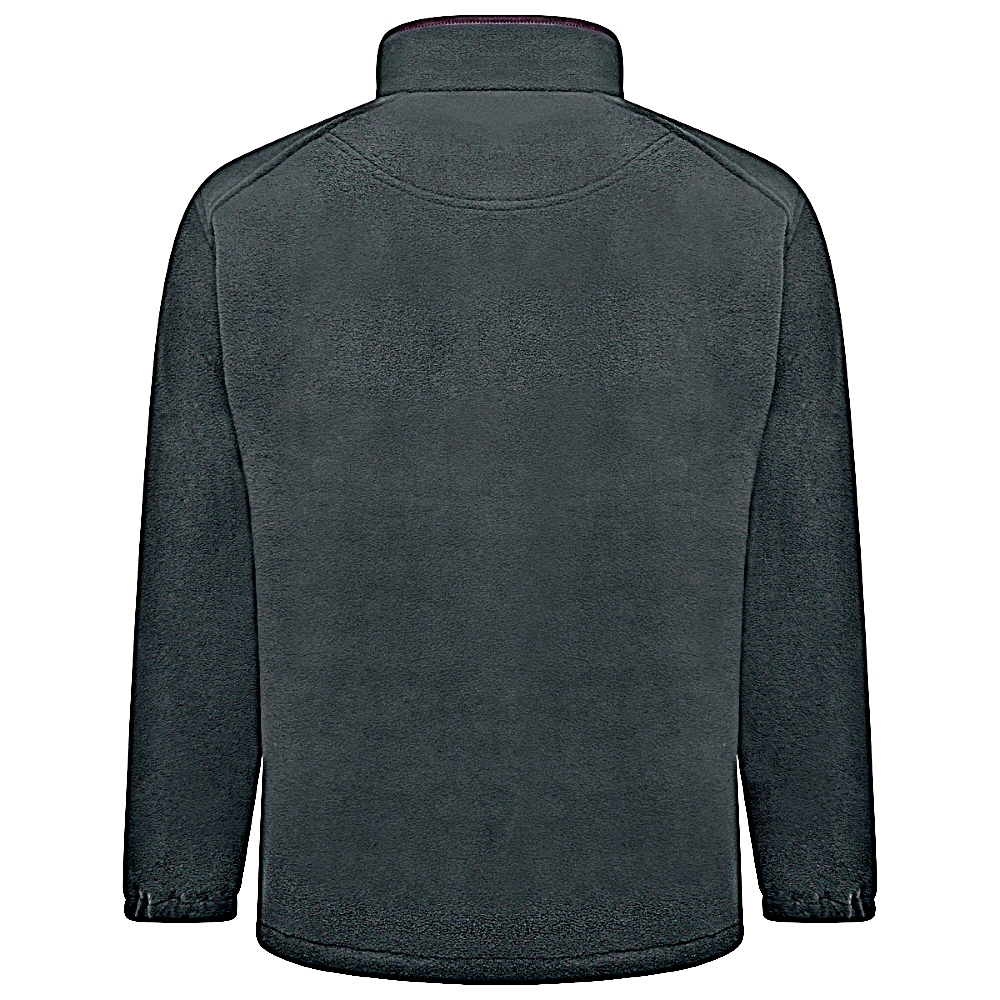 2XL to 8XL KAM Big Men's 1/4 Zip Fleece Jacket CHARCOAL KV151