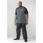 D555 ELBA KING SIZE PACKAWAY WATERPROOF BREATHABLE OVER TROUSERS BLACK