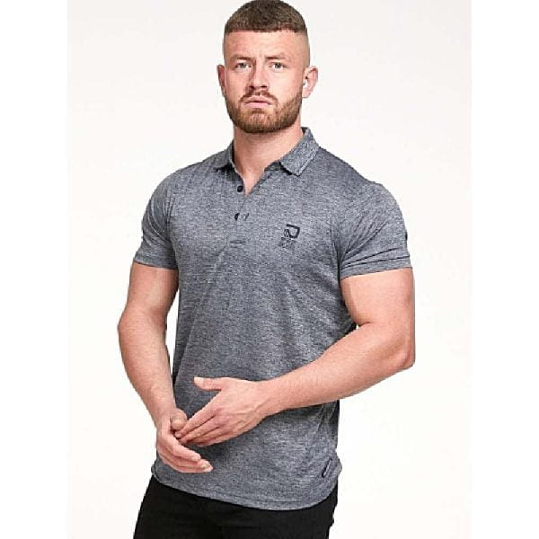 D555 HATFORD ACTIVE PERFORMANCE DRY WEAR POLO CHARCOAL
