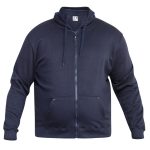D555 Size ROCKFORD Full Zip Hooded Sweatshirt CANTOR NAVY