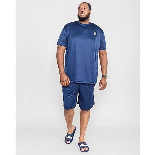 D555 SLOUGH ACTIVE PERFORMANCE DRY WEAR SHORTS NAVY