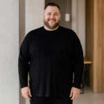 ESPIONAGE LONG SLEEVE TEE SHIRT BLACK