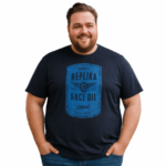REPLIKA JEANS RAW VINTAGE PRINTED TEE RACE OIL BLACK
