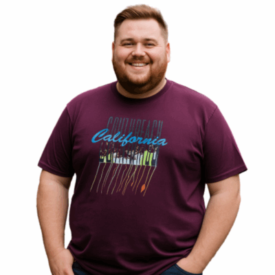 METAPHOR CALIFORNIA SUMMER TEE WINE