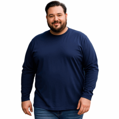 ESPIONAGE LONG SLEEVE TEE SHIRT NAVY