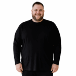 ESPIONAGE LONG SLEEVE TEE SHIRT BLACK