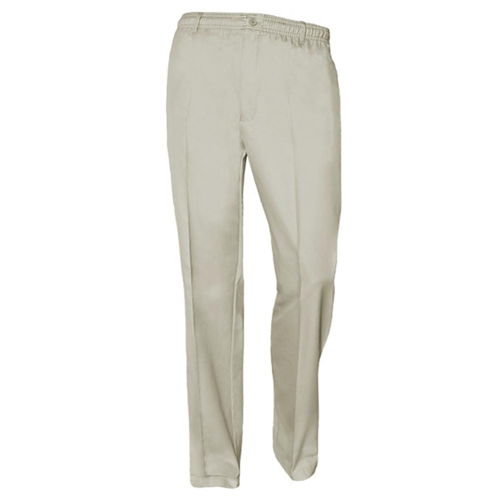 CARABOU CASUAL RUGBY TROUSERS WITH ELASTICATED WAIST STONE