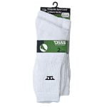 D555 LOGAN 2 PACK KINGSIZE SPORTS AND LEISURE SOCKS WHITE