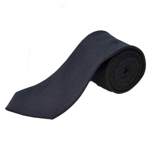 DOUBLE TWO EXTRA LONG TIE BLACK