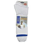 HJ HALL KING SIZE 3 PACK COMFORT SPORTS SOCKS WHITE 11-13 UK