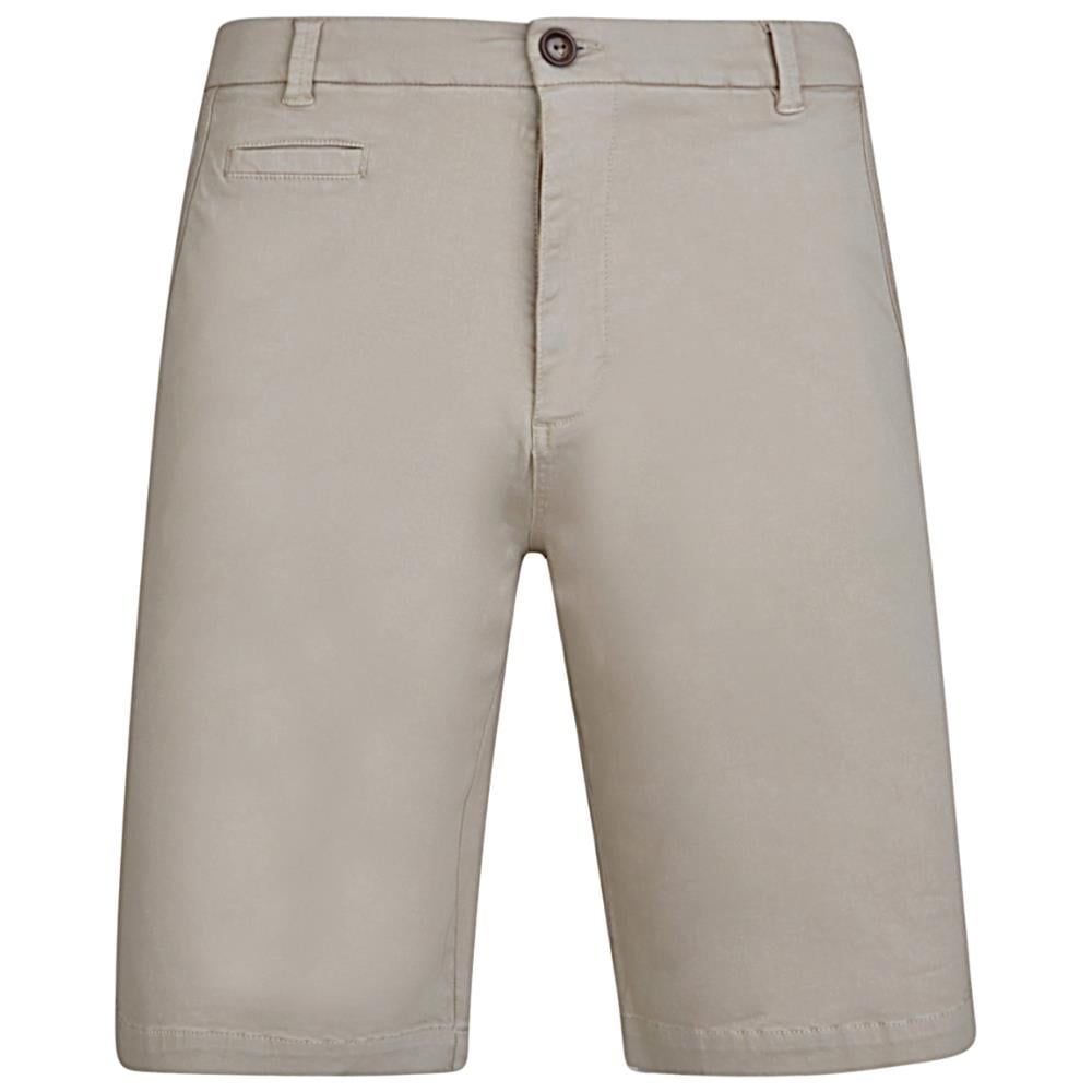 KAM STRETCH CHINO SHORTS SAND