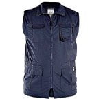 D555 King Size Multi Pocket Outdoor Waistcoat NAVY ENZO