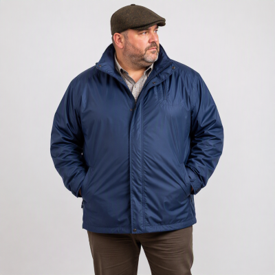 KAM WATERPROOF BREATHABLE LIGHTWEIGHT JACKET NAVY KV01