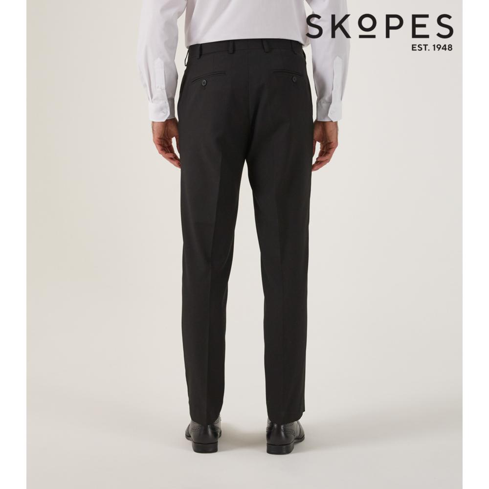 SKOPES ROMULUS NEW LYFCYCLE SUIT RANGE TROUSERS CHARCOAL GREY