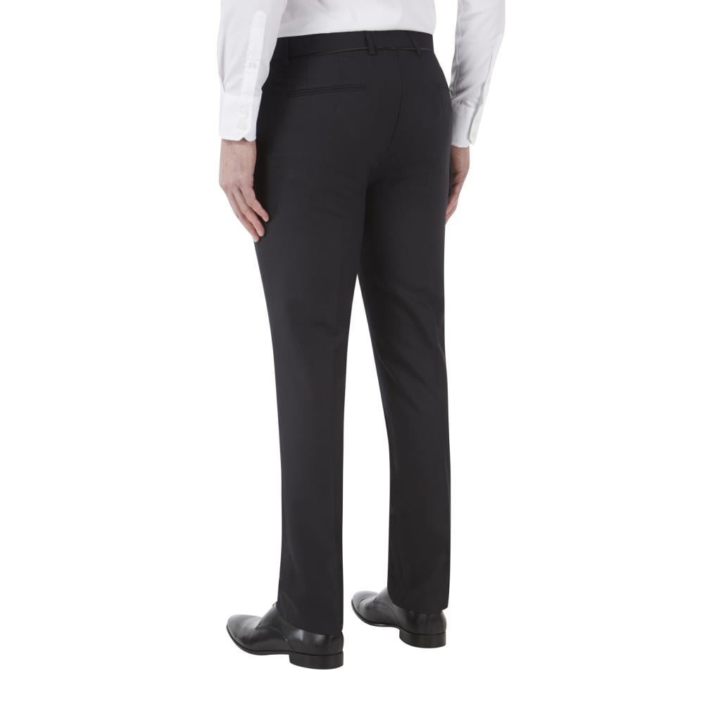SKOPES NEWMAN EVENING DRESS SUIT TROUSERS BLACK SHADOW CHECK