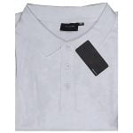 ESPIONAGE Natural Cotton Plain Pique Polo Shirt Black PO74
