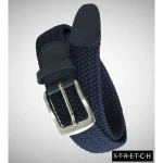 D555 DANI STRETCH BRAIDED BELT NAVY