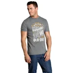 RAGING BULL HEART AND SOUL TEE SHIRT MARL GREY